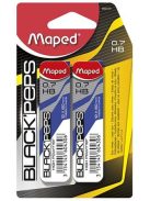MAPED Grafitbél, 0,7 mm, HB, 2x12 szálas, MAPED "Black Peps"