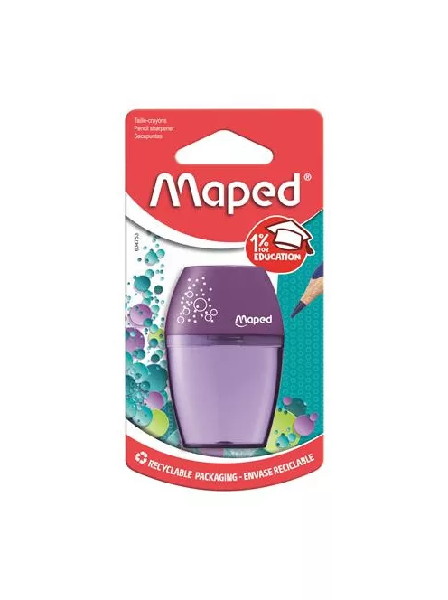 MAPED Hegyező, egylyukú, tartályos, MAPED "Shaker", vegyes színek