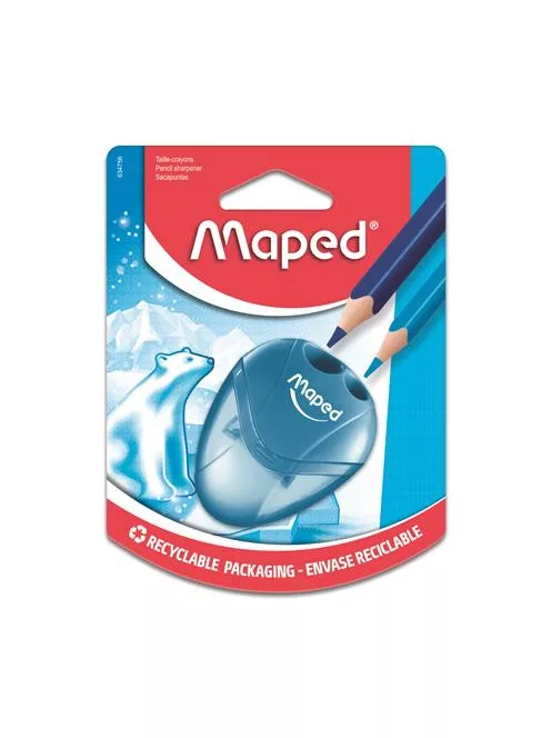 MAPED Hegyező, kétlyukú, tartályos, MAPED "I-Gloo", vegyes színek