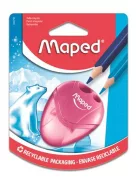 MAPED Hegyező, kétlyukú, tartályos, MAPED "I-Gloo", vegyes színek