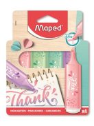 MAPED Szövegkiemelő készlet,, 1-5 mm, MAPED "Fluo Peps Flex Pastel", pasztell szín,  vegyes készletek