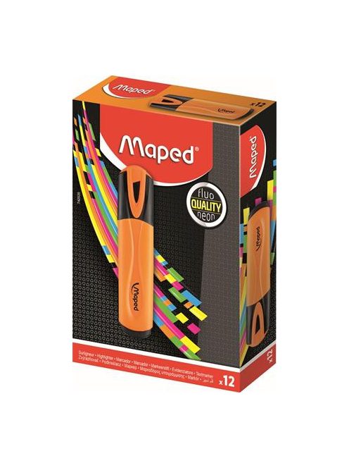 MAPED Szövegkiemelő, 1-5 mm, MAPED "Fluo Peps Classic", narancssárga
