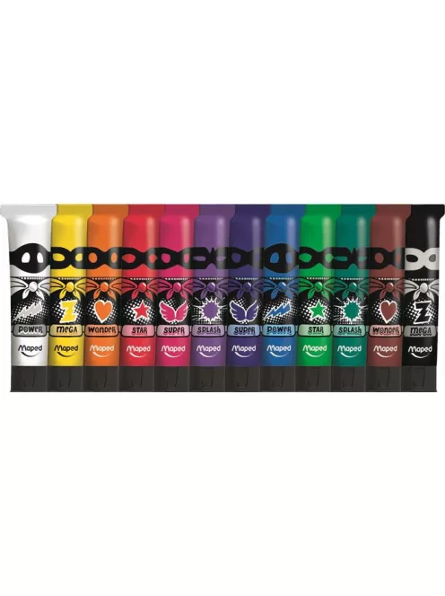 MAPED Tempera készlet 12 szín, 12x12 ml, MAPED