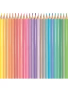 MAPED Színes ceruza készlet, háromszögletű, MAPED "Color'Peps Pastel", 24 különböző pasztell szín
