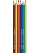 MAPED Színes ceruza készlet, háromszögletű, MAPED "Color'Peps Star", 6 különböző szín