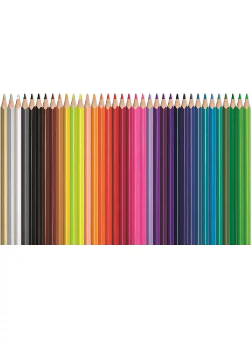 MAPED Színes ceruza készlet, háromszögletű, MAPED "Color'Peps Star", 36 különböző szín