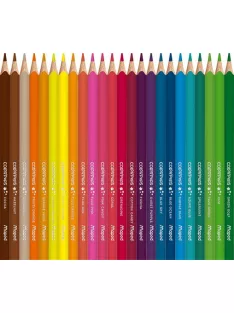   MAPED Színes ceruza készlet, háromszögletű, MAPED "Color'Peps Star", 72 különböző szín