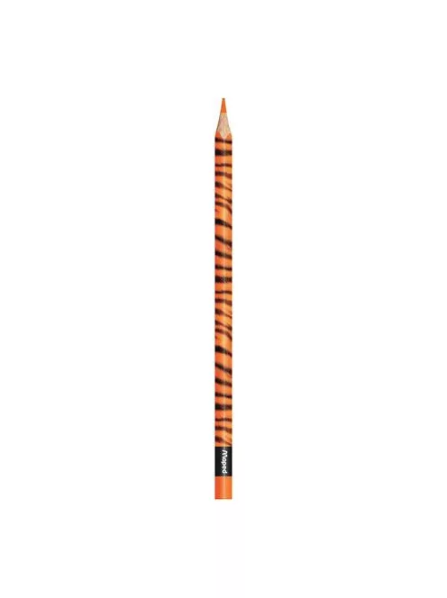 MAPED Színes ceruza készlet, háromszögletű, MAPED "Color'Peps Animal", 12 különböző szín