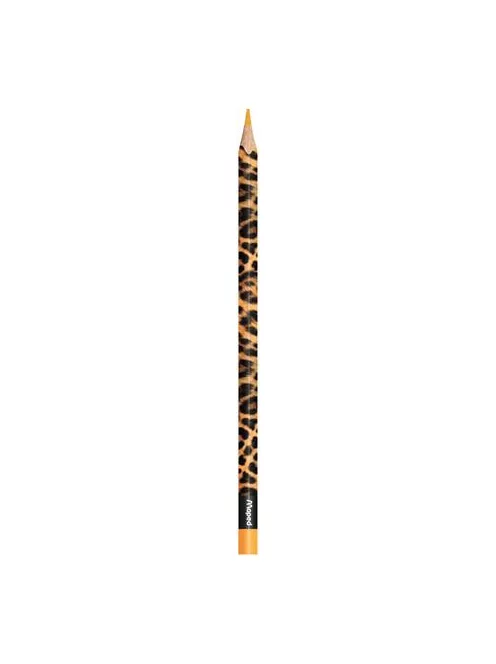 MAPED Színes ceruza készlet, háromszögletű, MAPED "Color'Peps Animal", 18 különböző szín