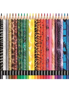   MAPED Színes ceruza készlet, háromszögletű, MAPED "Color'Peps Animal", 24 különböző szín