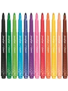 MAPED Filctoll készlet, 3,7 mm, kimosható, MAPED „Color'Peps Long Life 2”, 12 különböző szín