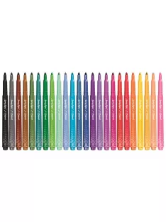   MAPED Filctoll készlet, 3,7 mm, kimosható, MAPED „Color'Peps Long Life 2”, 24 különböző szín