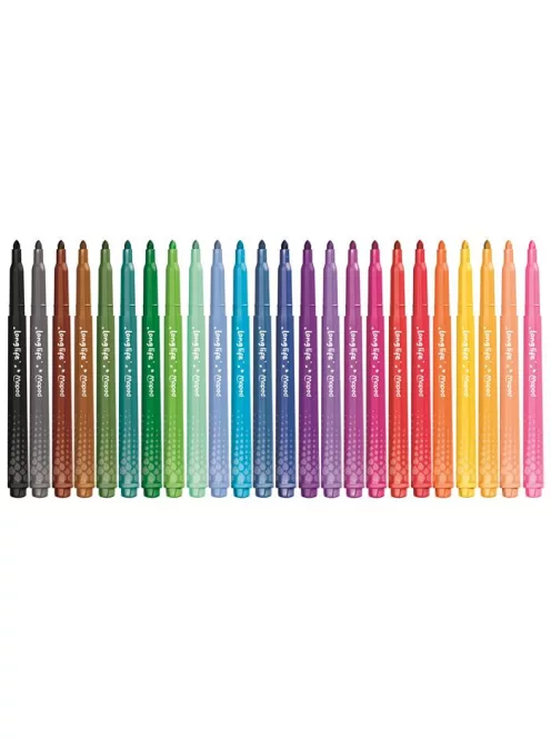 MAPED Filctoll készlet, 3,7 mm, kimosható, MAPED „Color'Peps Long Life 2”, 24 különböző szín