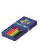 MAPED Filctoll készlet, 3,7 mm, kimosható, dobozos, MAPED „Color'Peps Long Life 2”, 12 különböző szín