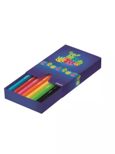   MAPED Filctoll készlet, 3,7 mm, kimosható, dobozos, MAPED „Color'Peps Long Life 2”, 12 különböző szín