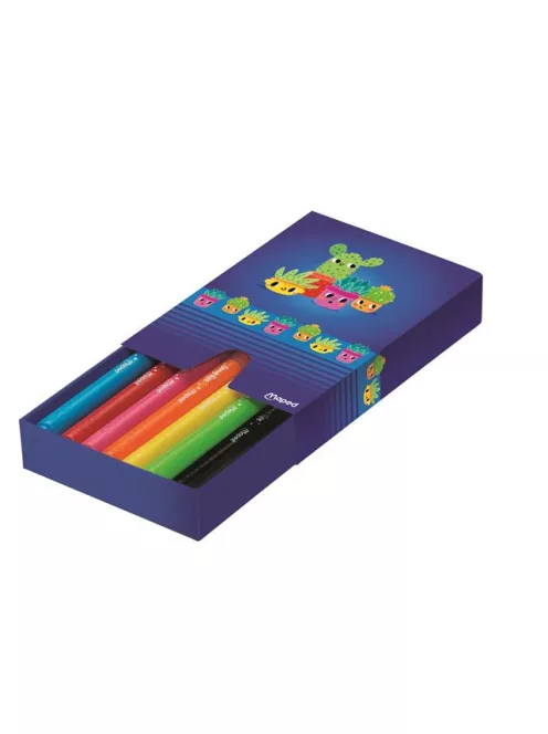 MAPED Filctoll készlet, 3,7 mm, kimosható, dobozos, MAPED „Color'Peps Long Life 2”, 12 különböző szín