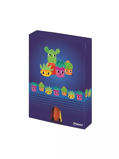 MAPED Filctoll készlet, 3,7 mm, kimosható, dobozos, MAPED „Color'Peps Long Life 2”, 12 különböző szín