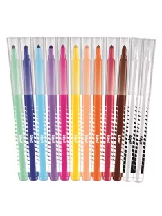   MAPED Filctoll készlet, 3,6 mm, törölhető, MAPED "Color'Peps Oops!", 10+2 különböző szín