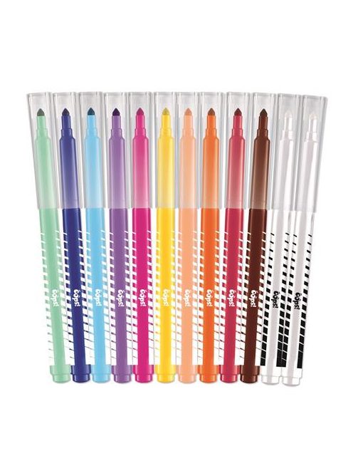 MAPED Filctoll készlet, 3,6 mm, törölhető, MAPED "Color'Peps Oops!", 10+2 különböző szín