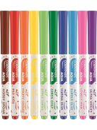 MAPED Akvarell filctoll készlet, 3,6 mm, ecsettel, MAPED "Color'Peps Aqua", 10 különböző szín