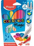 MAPED Filctoll készlet, 3,6 mm, MAPED "Color'Peps Magic", 8+2 különböző szín
