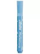 MAPED Ablakfilc készlet, vastag, törlőkendővel, 5 mm, MAPED "Marker'Peps", 6 különböző szín