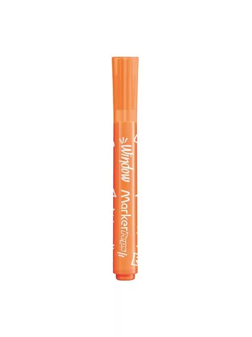 MAPED Ablakfilc készlet, vastag, törlőkendővel, 5 mm, MAPED "Marker'Peps", 6 különböző szín