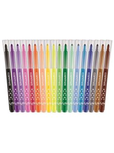   MAPED Filctoll készlet, mosható, MAPED "Color'Peps Long Life", 18 különböző szín