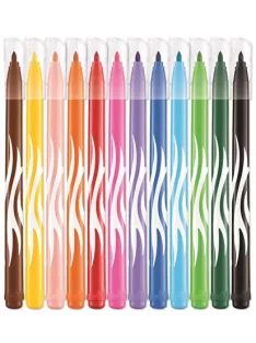   MAPED Filctoll készlet, 2,8 mm, kimosható, MAPED "Color'Peps Jungle", 12 különböző szín