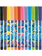 MAPED Filctoll készlet, 2 mm, kimosható, MAPED "Color'Peps Ocean Life", 12 különböző szín
