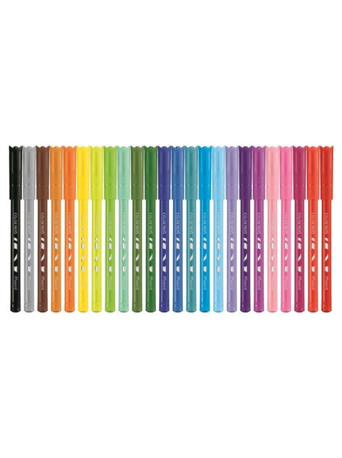 MAPED Filctoll készlet, 2 mm, kimosható, MAPED "Color'Peps Ocean", 24 különböző szín