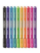 MAPED Filctoll készlet, 2,8 mm, csillámos, MAPED "Color'Peps Glitter", 10 különböző szín