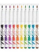 MAPED Filctoll készlet, kimosható, ecsetjellegű, MAPED "Color ’Peps Brush", 10 különböző szín