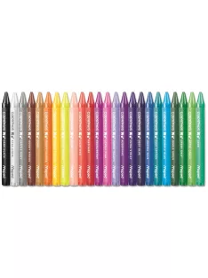   MAPED Zsírkréta, MAPED "Color'Peps Wax", 24 különböző szín