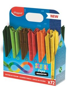   MAPED Színes ceruza készlet, ceruzatartó, háromszögletű, MAPED "Color'Peps INFINITY", 72 darabos készlet