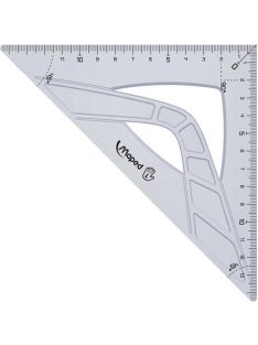 MAPED Vonalzókészlet, műanyag, 3 darabos, balkezes, MAPED