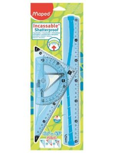   MAPED Vonalzókészlet, műanyag, hajlítható, 3 darabos, MAPED "Flex"