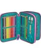 MAPED Tolltartó, töltött, 2 emeletes, cipzáras, MAPED, unikornis