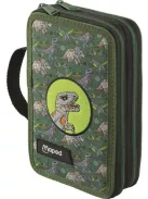 MAPED Tolltartó, töltött, 2 emeletes, cipzáras, MAPED, dinoszaurusz