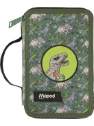 MAPED Tolltartó, töltött, 2 emeletes, cipzáras, MAPED, dinoszaurusz