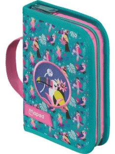   MAPED Tolltartó, töltött, klapnis, cipzáras, MAPED, trópusi