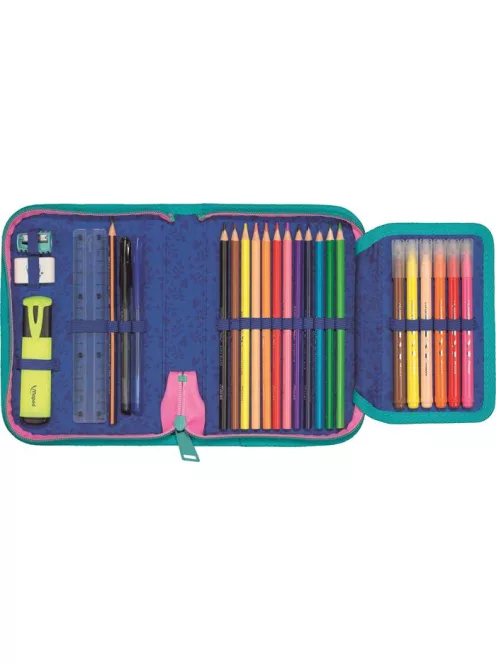 MAPED Tolltartó, töltött, klapnis, cipzáras, MAPED, trópusi