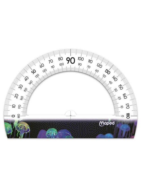 MAPED Vonalzókészlet, műanyag, 4 darabos, MAPED "Deepsea Paradise"