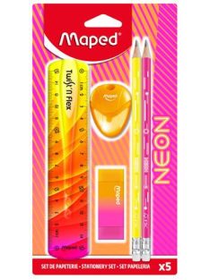 MAPED Írószer készlet, 5 darabos, MAPED "Neon"