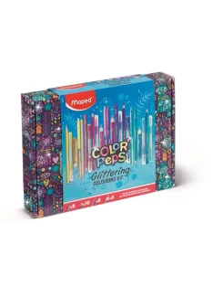   MAPED Csillámos színező készlet, MAPED "Color'Peps", 31 darabos