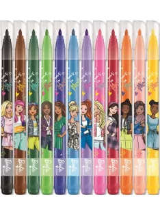   MAPED BB Filctoll készlet, 2,8 mm, kimosható, MAPED "Barbie", 12 különböző szín