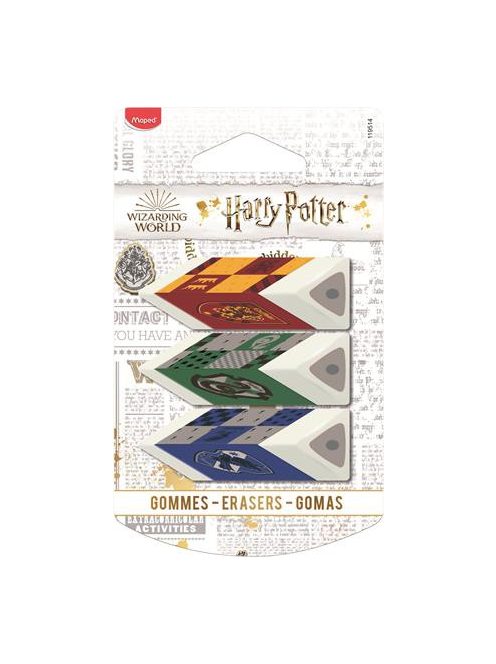 MAPED HP Radír, MAPED "Harry Potter Teens Pyramid", vegyes színek