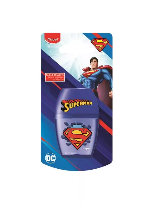 MAPED Hegyező, egylyukú, tartályos, MAPED "Superman Shaker"
