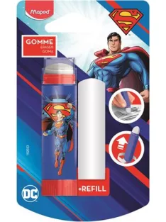 MAPED Radírstift, pótbéllel, MAPED "Superman"