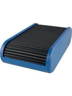   HELIT Névjegytartó, 300 db-os, rolós, fekvő, HELIT "Linear", kék